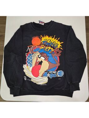 1993 NBA Orlando Magic "Taz" Looney Tunes Crewneck